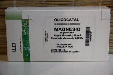 OLIGOCATAL MAGNESIO 20 FIALE GLUCOSATE