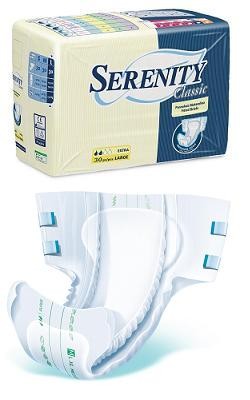 PANNOLONE PER INCONTINENZA SERENITY SUPERDRY FORMATO EXTRA LARGE 30 PEZZI