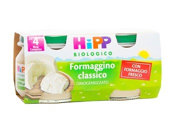 HIPP BIO HIPP BIO OMOGENEIZZATO FORMAGGINO CLASSICO 2X80 G