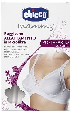 CHICCO MAMMY REGGISENO MICROFIBRA ALLATTAMENTO BIANCO 3C