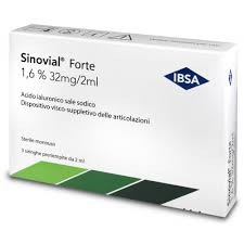 SIRINGA INTRA-ARTICOLARE SINOVIAL FORTE ACIDO IALURONICO 1,6% 2 ML