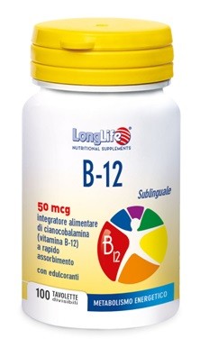 LONGLIFE B12 50MCG SUBLINGUALE 100 TAVOLETTE