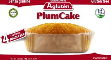 AGLUTEN PLUM CAKE 4 X 40 G