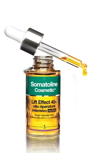 Somatoline Cosmetic Lift Effect Viso 45+ Olio Riparatore Intensivo Notte 30 ML