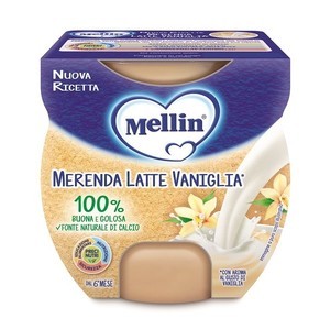 MELLIN MERENDA LATTE VANIGLIA 2 X 100 G