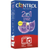 PROFILATTICO CONTROL 2IN1 TOUCH&FEEL+LUBE 3 PEZZI
