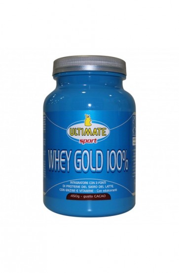 ULTIMATE WHEY GOLD 100% CACAO 450 G