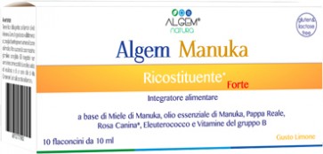 ALGEM MANUKA RICOSTITUENTE FORTE 10 FLACONCINI 10 ML
