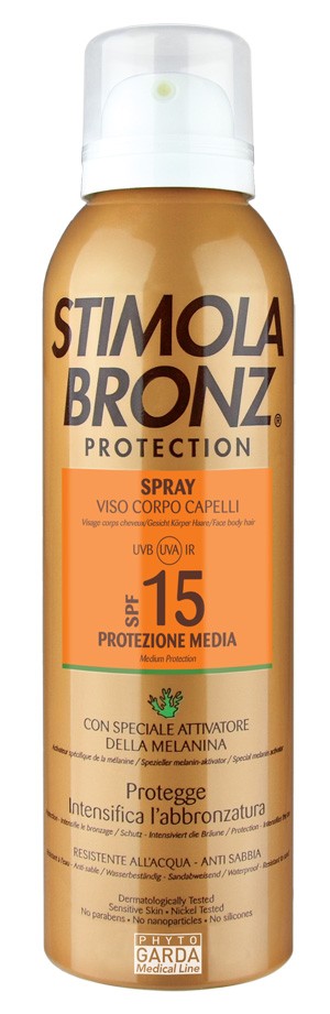 STIMOLABRONZ PROTECTION SPF15 SPRAY VISO CORPO E CAPELLI 150 ML