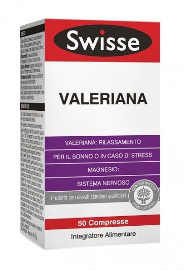 SWISSE VALERIANA 50 COMPRESSE
