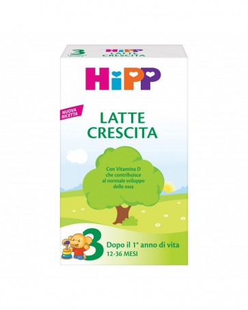 HIPP LATTE 3 PER CRESCITA IN POLVERE 500 G