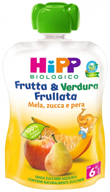 HIPP BIO FRUT&VERD MEL/PER/ZUC