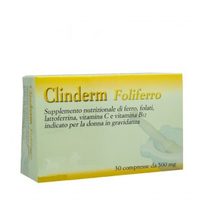 CLINDERM FOLIFERRO 30 COMPRESSE