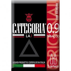 CATEGORIA LA1 3 CARTUCCE OR TABACCO 0,9 CON NICOTINA