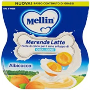 MELLIN MERENDA LATTE ALBICOCCA 2 X 100 G