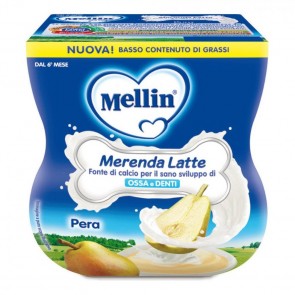 MELLIN MERENDA LATTE PERA 2 X 100 G