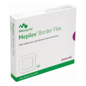 MEDICAZIONE MEPILEX BORDER FLEX 10 X 10 CM 5 PEZZI