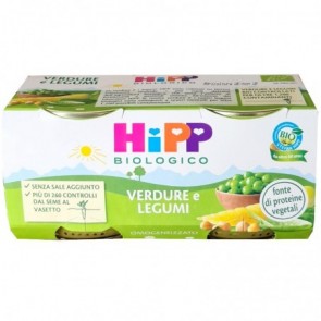 HIPP BIO OMOG VERD/LEGUMI2X80G